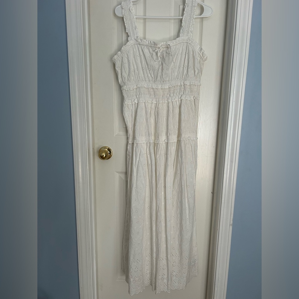 NWT Gap x Doen Eyelet Midi Dress - Picture 4 of 11
